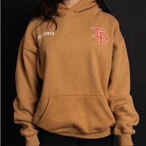 Inaka power tan hoodie size L